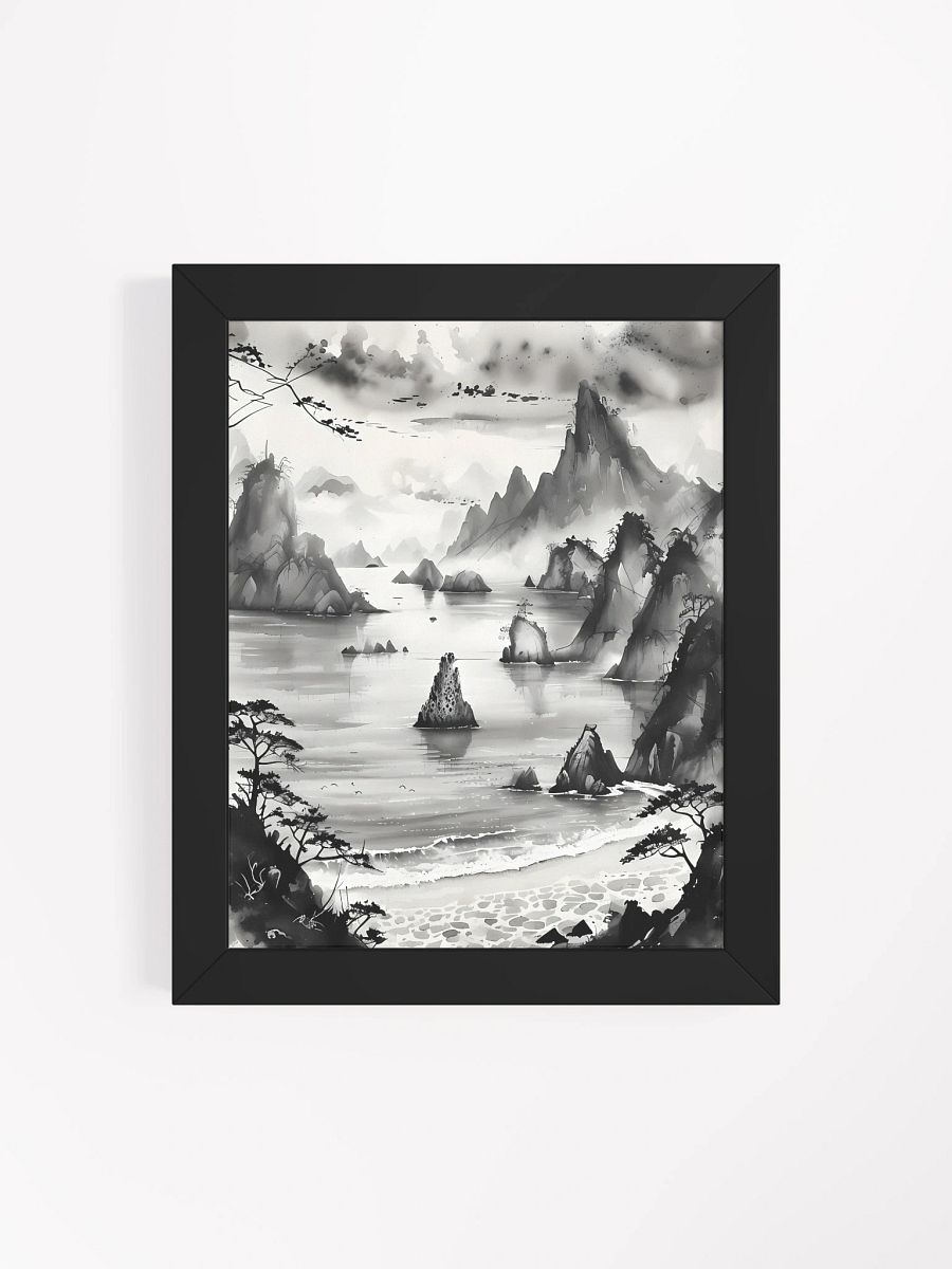 Tranquil Ink Wash Landscape Poster product image (5)