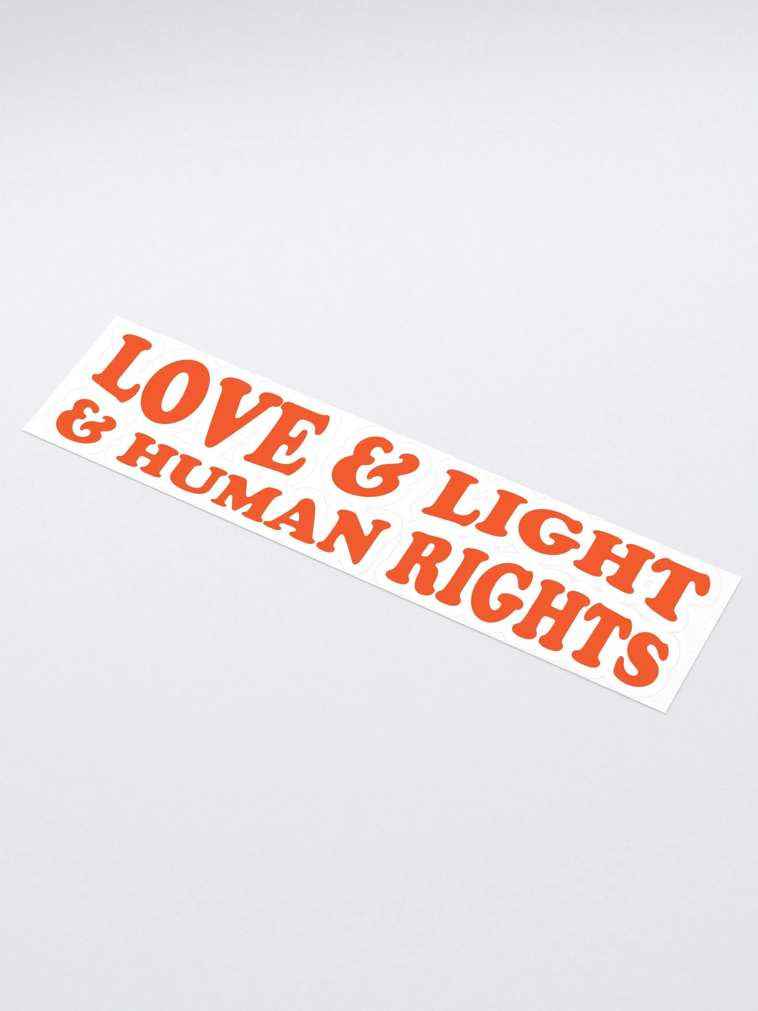 Love, Light & Human Rights Sticker product image (1)