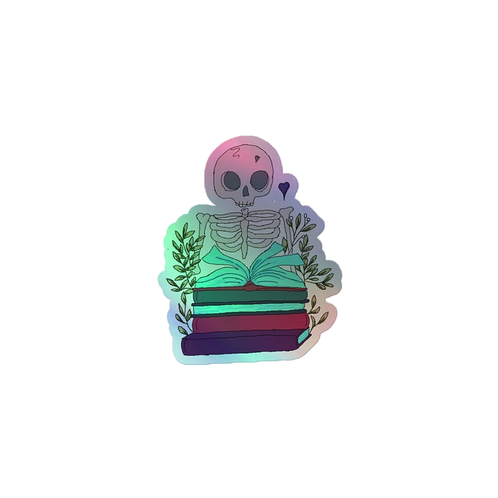 Skelly Book Club Holographic Stickers product image (1)