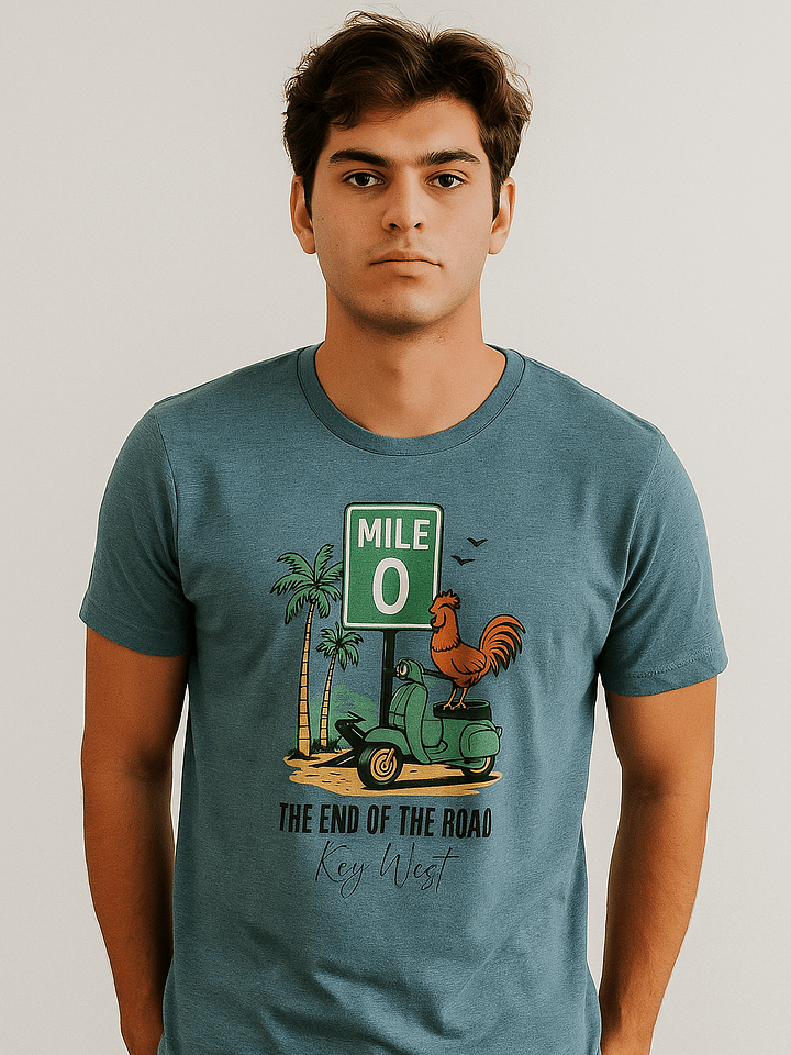 Mile Marker 0 - End of the Road Key West FLA Ultra-Soft Tee product image (2)