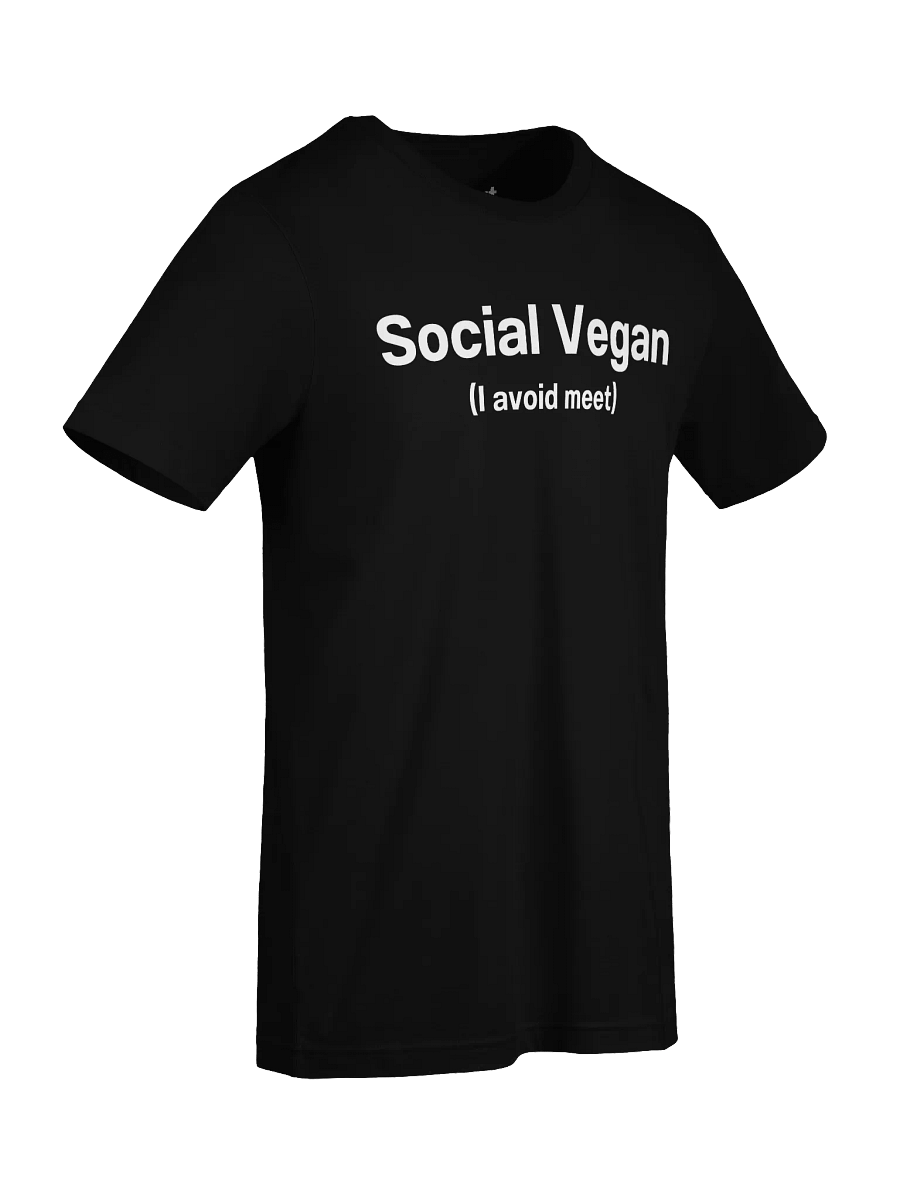 Social Vegan (I avoid meet) Unisex T-Shirt product image (94)