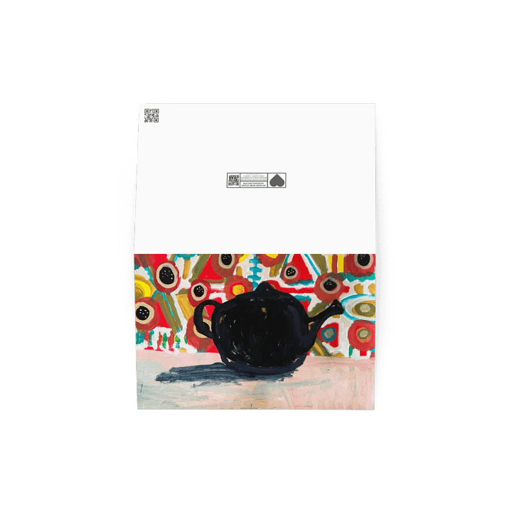 Golden Chai Greeting Card – A Print of an Original Painting product image (2)