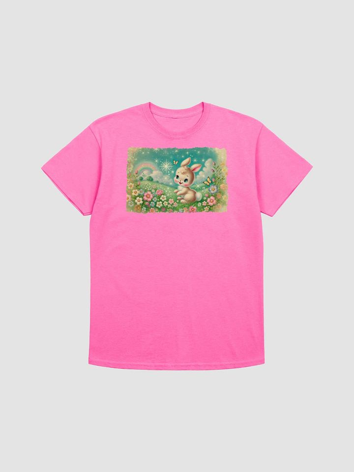 Bunny Rainbow Adult Unisex T-Shirt product image (2)
