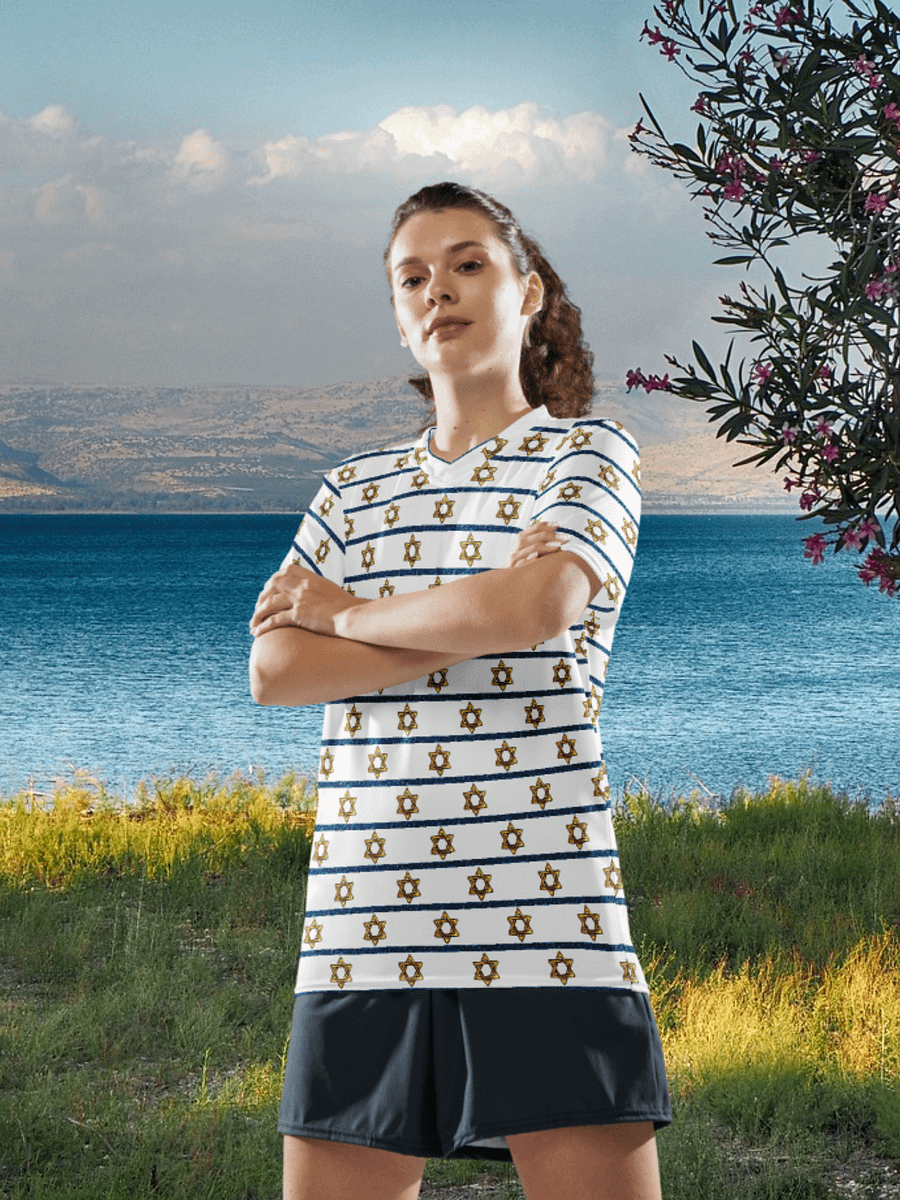 Golden Horizon Harmony V-Neck T-shirt product image (1)