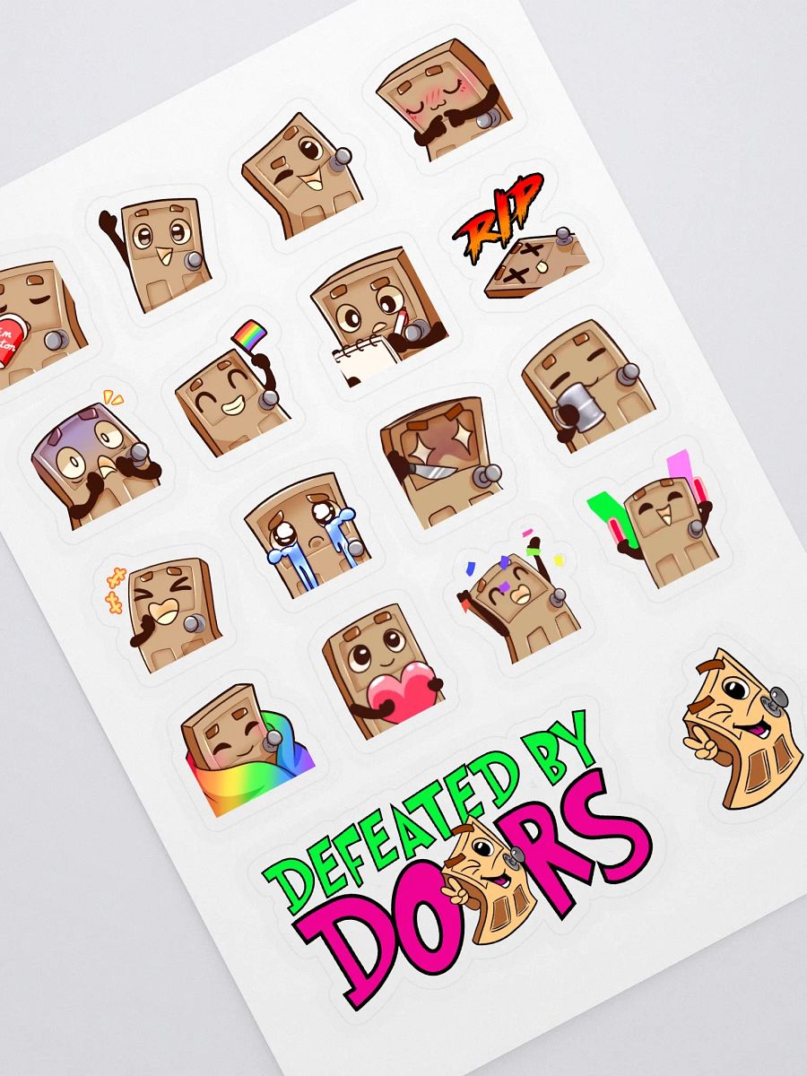 DefeatedByDoors Stickers product image (1)