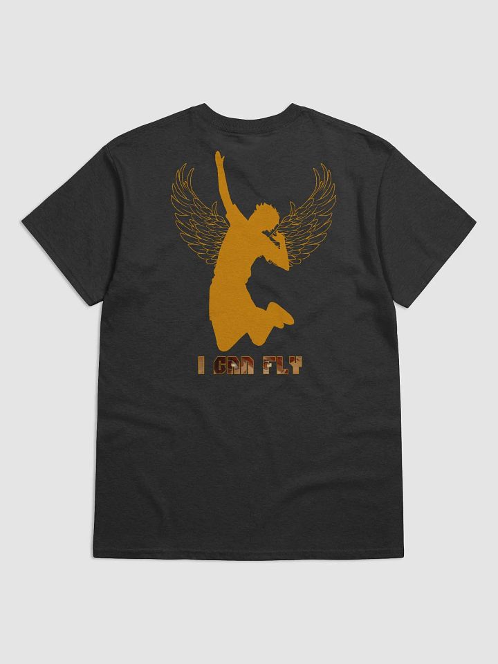 Hinata's Eyes 'I Can Fly' Black Tee - Back product image (1)