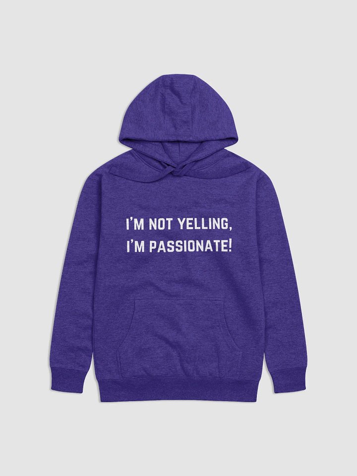 I'm not yelling, I'm passionate! - Witty Teachers Quote Unisex Premium Hoodie product image (13)