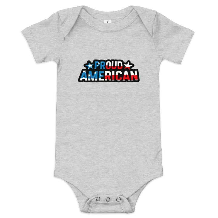 Baby One-Piece: Proud American product image (3)