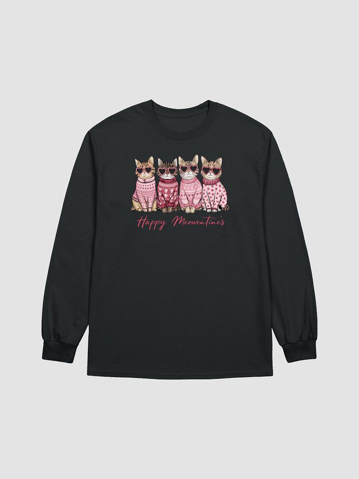 Purr-fectly Adorable: Happy Meowentine's Longsleeve product image (3)