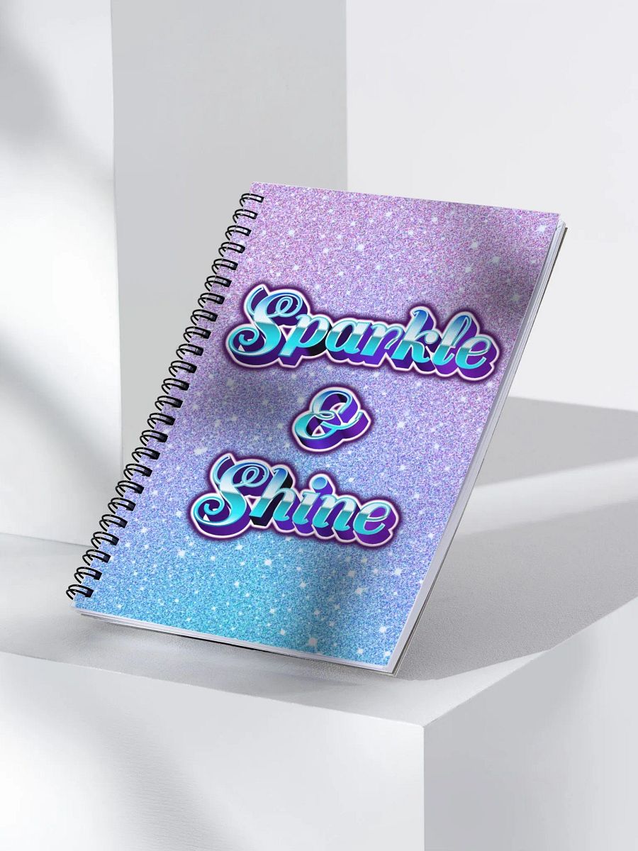 Sparkle & Shine Spiral Notebook Journal product image (3)