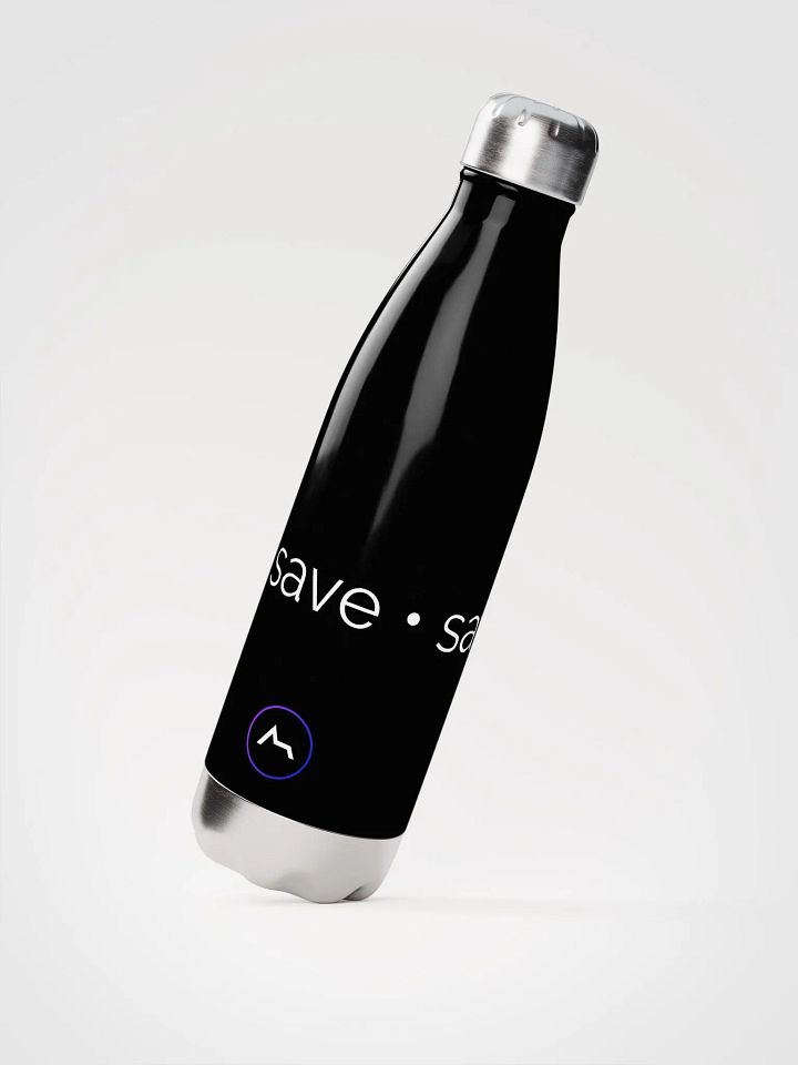 "Save" ADSR Stainless Steel Water Bottle product image (2)