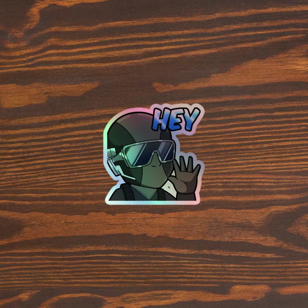 hey emote sticker product image (5)
