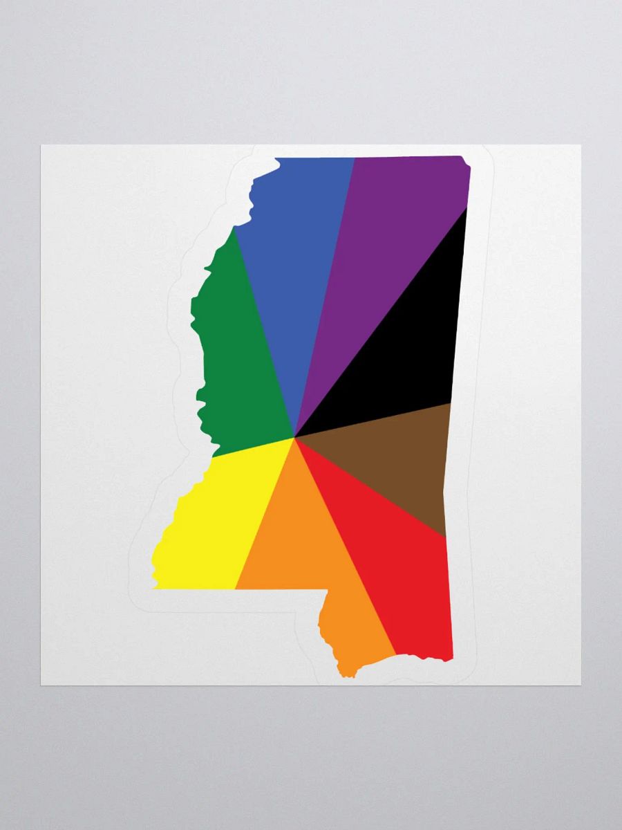 Rainbow Mississippi Sticker product image (2)
