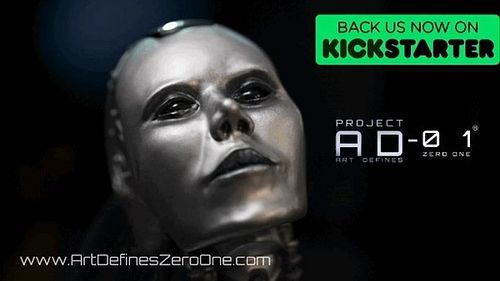 And we’re live on @kickstarter.
The Omega is the final sculpture in the Project AD-01 line.
As always: I am a complete one-ma...