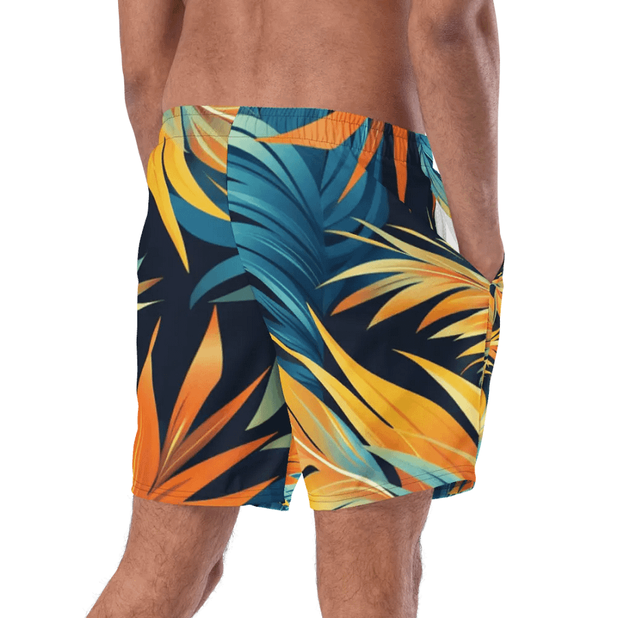 Tropical Flow Swim Trunks for Men product image (4)