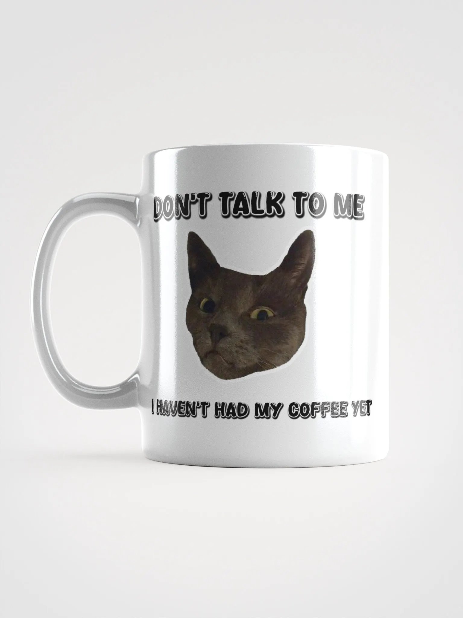 Smokey Mug (White) - I Haven't had my Coffee product image (6)