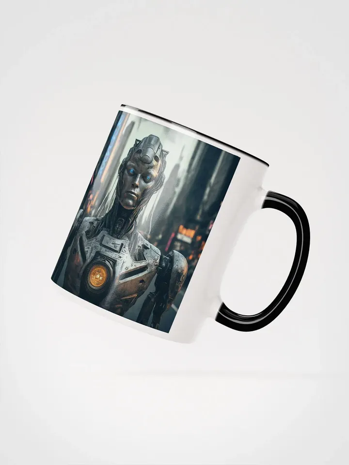 Neon Robot City Mug product image (10)
