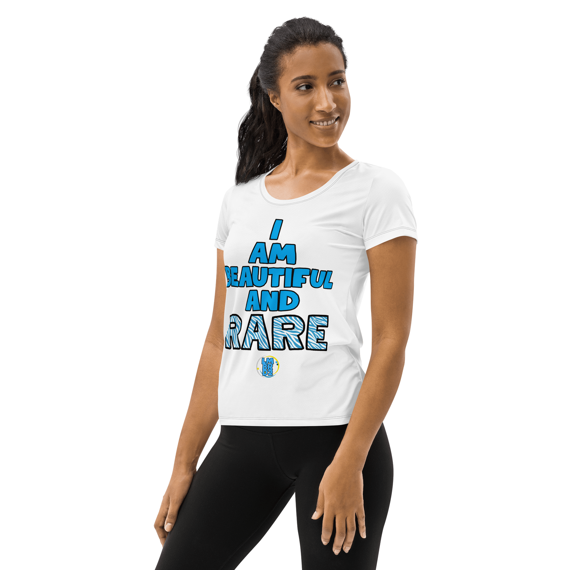 LMBRD2 All-Over Print Women's Athletic T-Shirt product image (3)