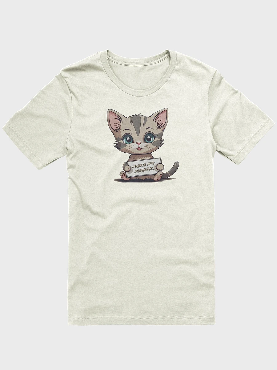 Make me Purrrr Extra soft T-shirt with cute flirty kitty product image (3)