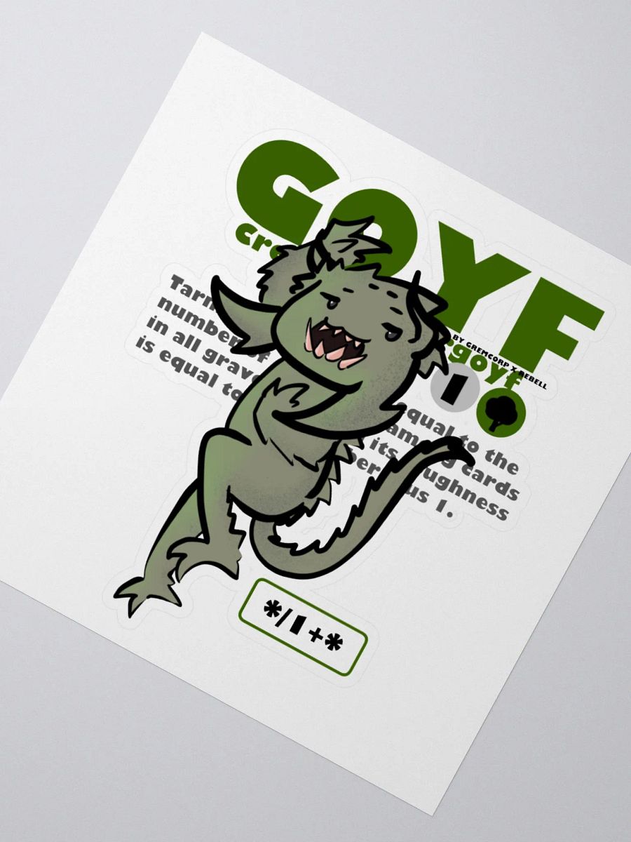 GOYF Body Pillow Sticker - Token Version product image (5)