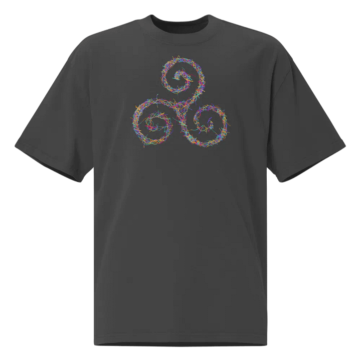 Psychedelic Spirals Oversized Tee product image (1)