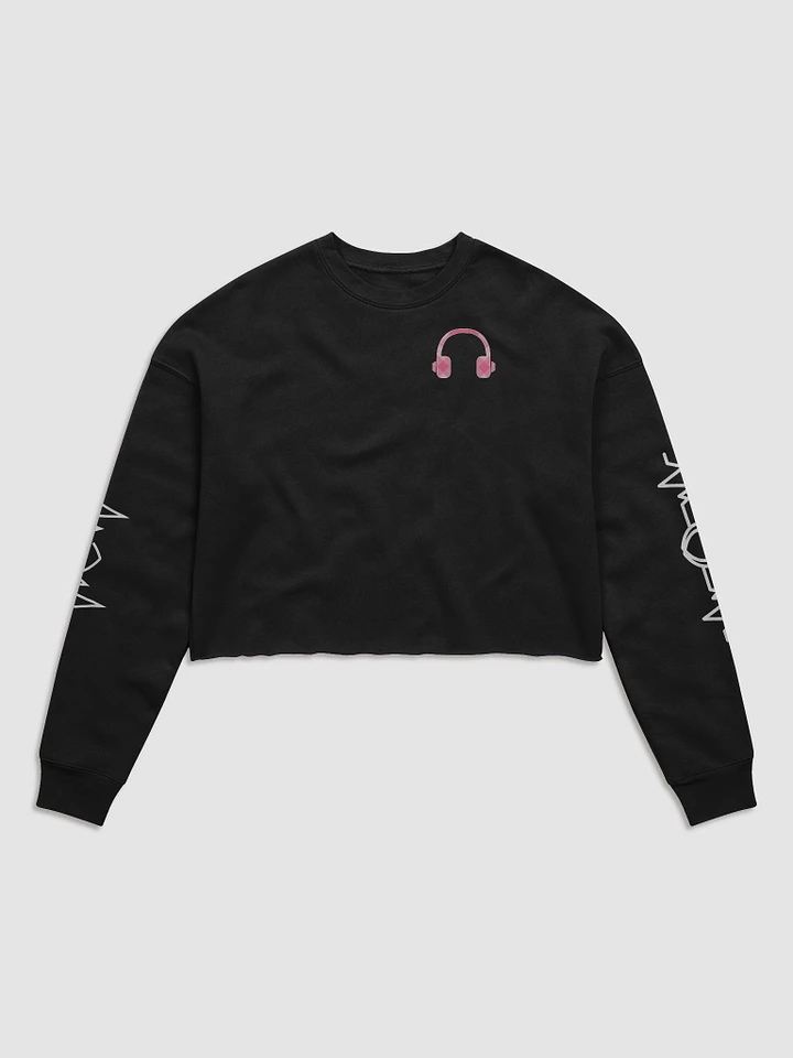 Heartbeat Black Crop Sweater product image (1)