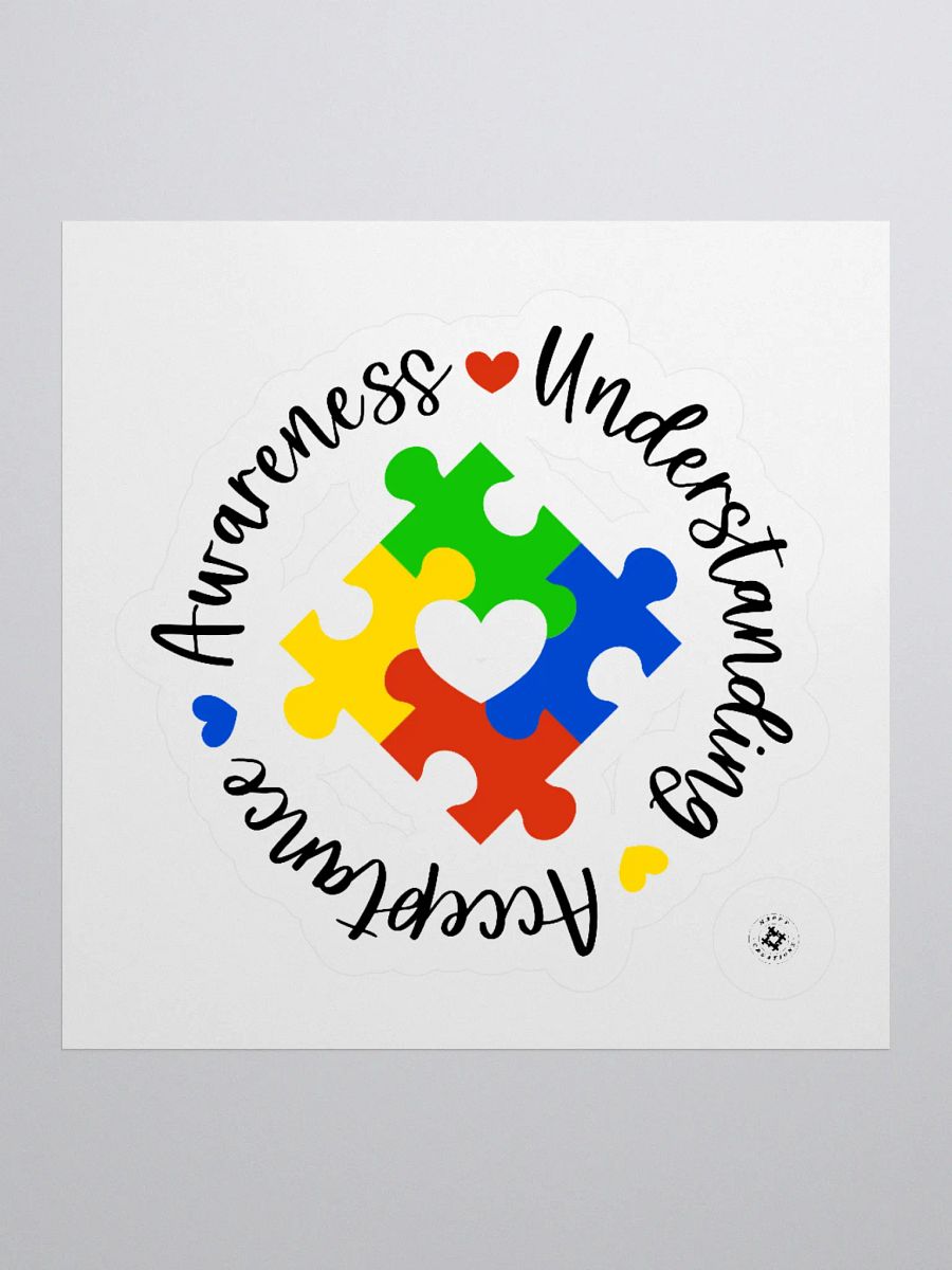 Colorful Puzzle Pieces Kiss Cut Stickers Set product image (1)