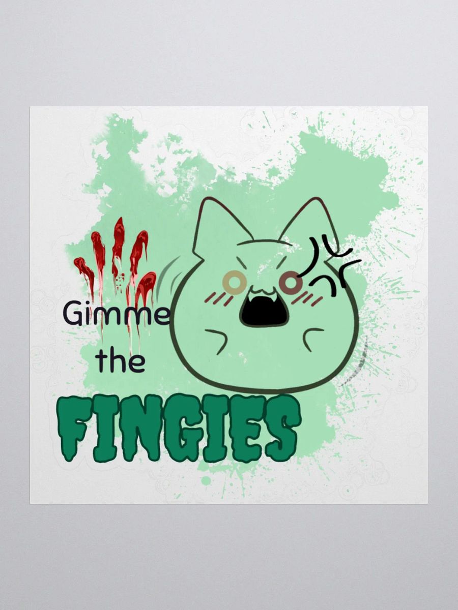 Gimme the Fingies Kiss Cut Stickers product image (1)