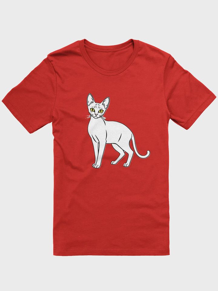 Minimalist Cat Sketch T-Shirt product image (3)