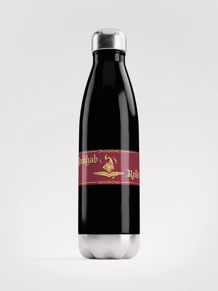 Rockhab Rolls Banner Water Bottle product image (1)