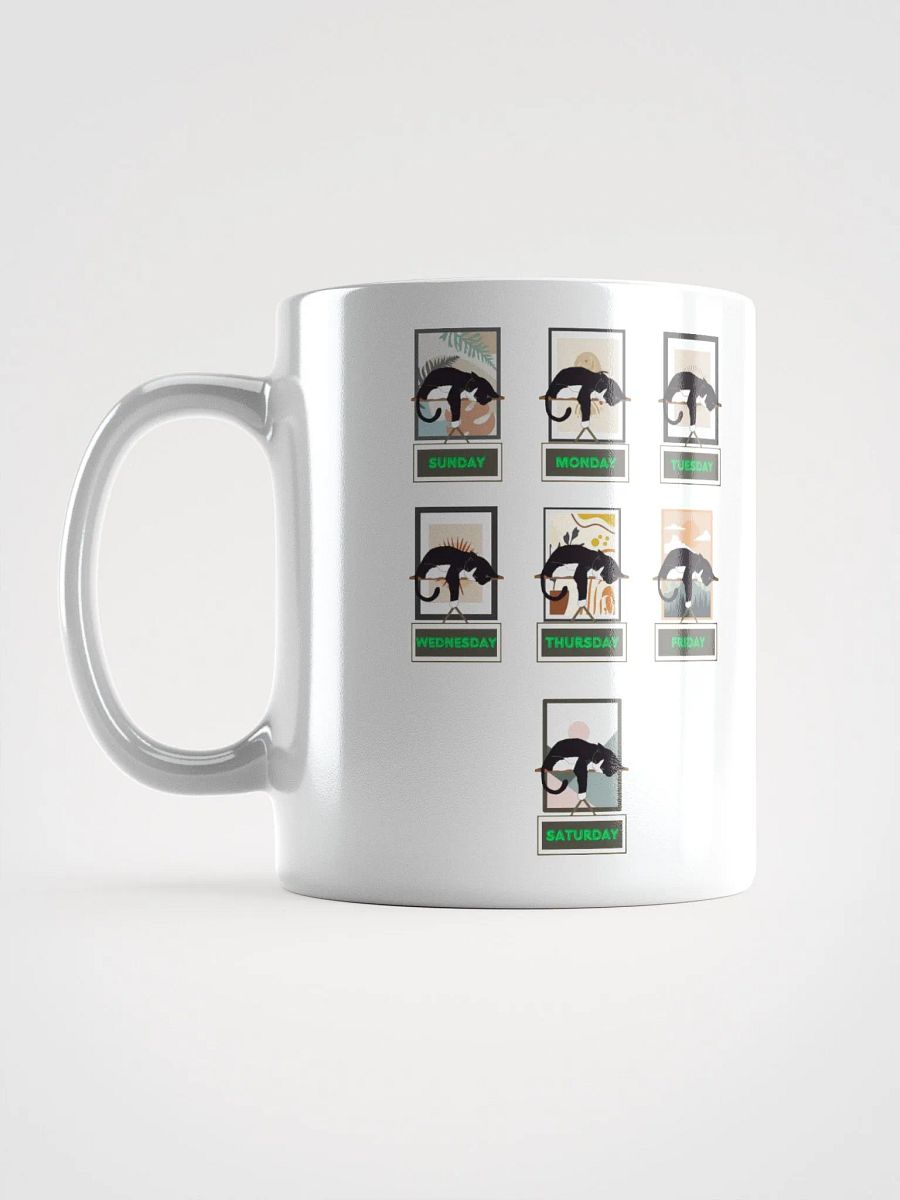 Cats Days of The Week White Mug product image (18)