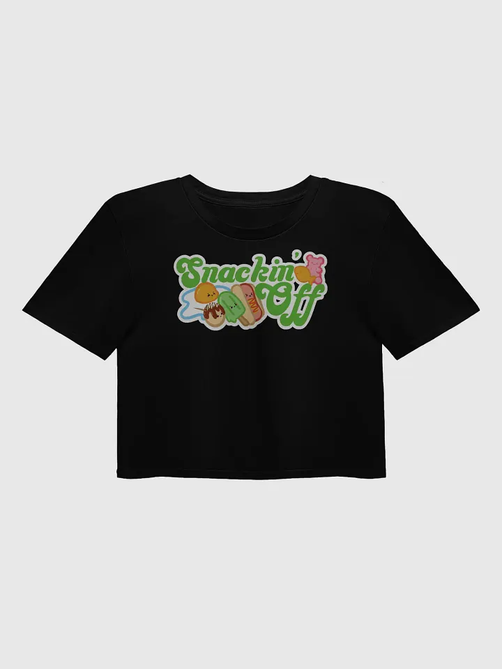Snackin' Off Crop Top (Solid Font) product image (1)