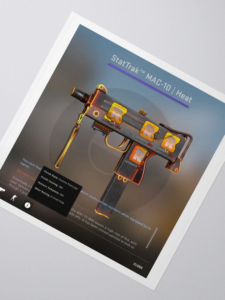 OhnePixel Mac-10 Sticker product image (5)