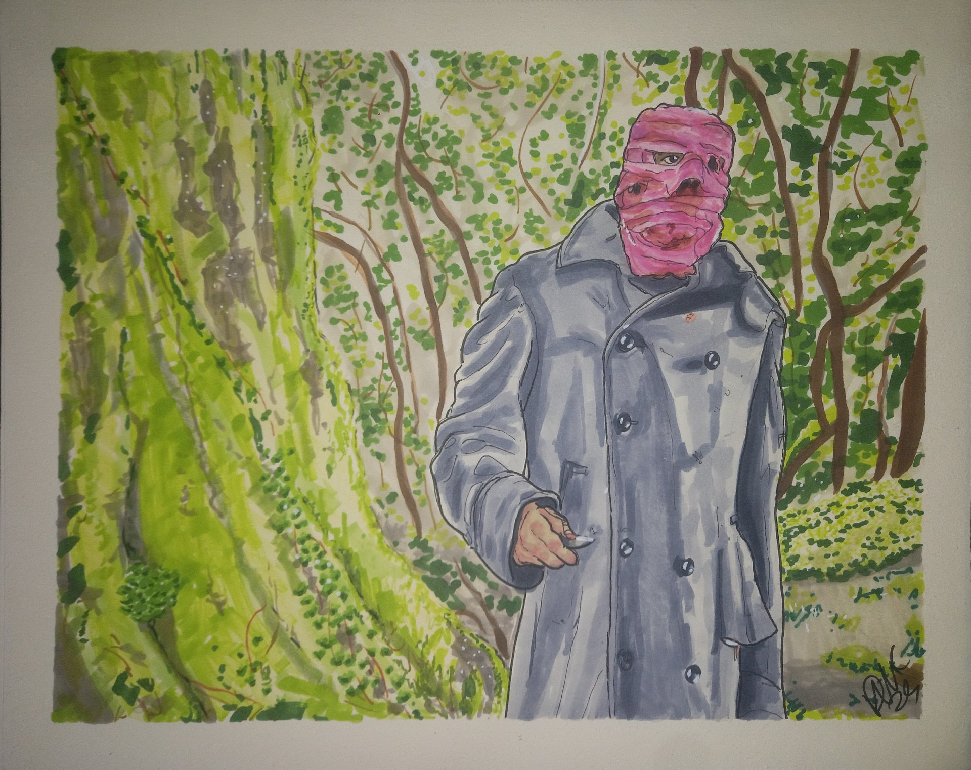 Original Sketch Art: TimeCrimes - The Second one product image (1)