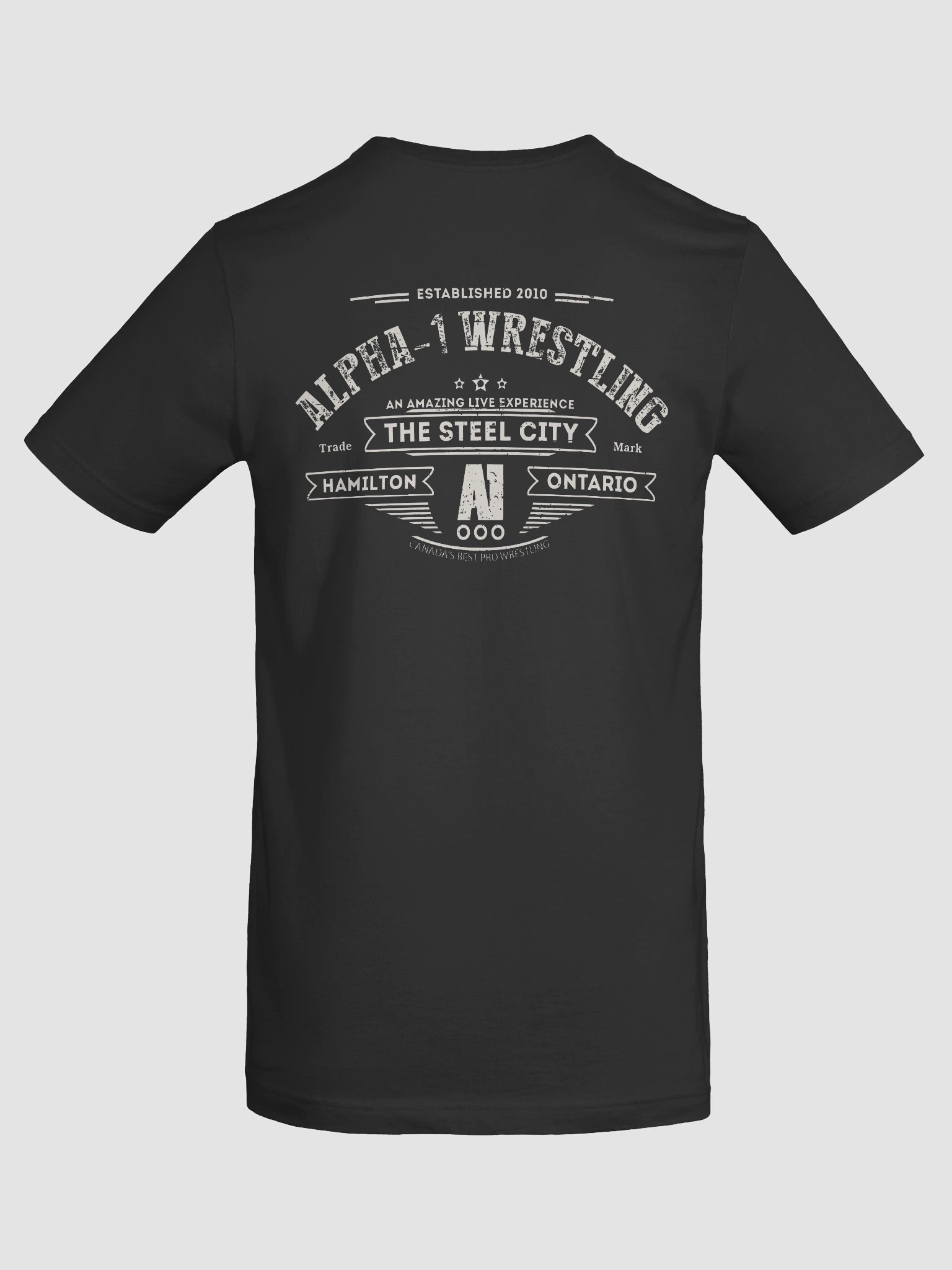 Vintage Steel City A1 Wrestling Double Sided Tee product image (44)