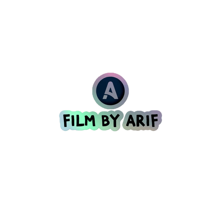 Celestial Monogram Holographic Sticker Set – Film by Arif product image (1)