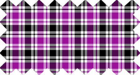 Purple, Black, and White Plaid (CO32)
