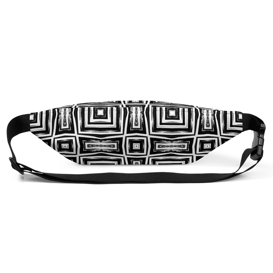 Abstract Monochrome Repeating Pattern Fanny Pack product image (1)