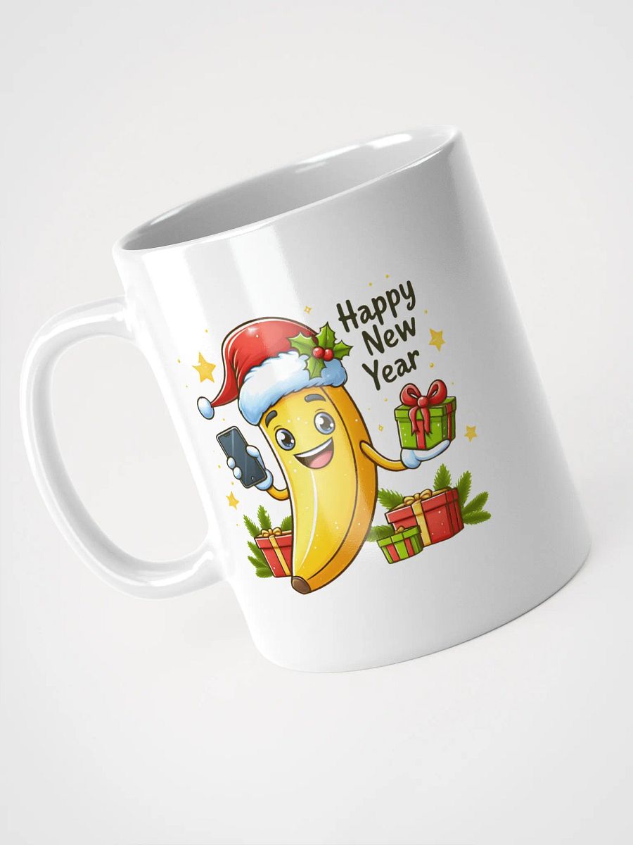 Cheerful Banana Santa Holiday Mug product image (3)