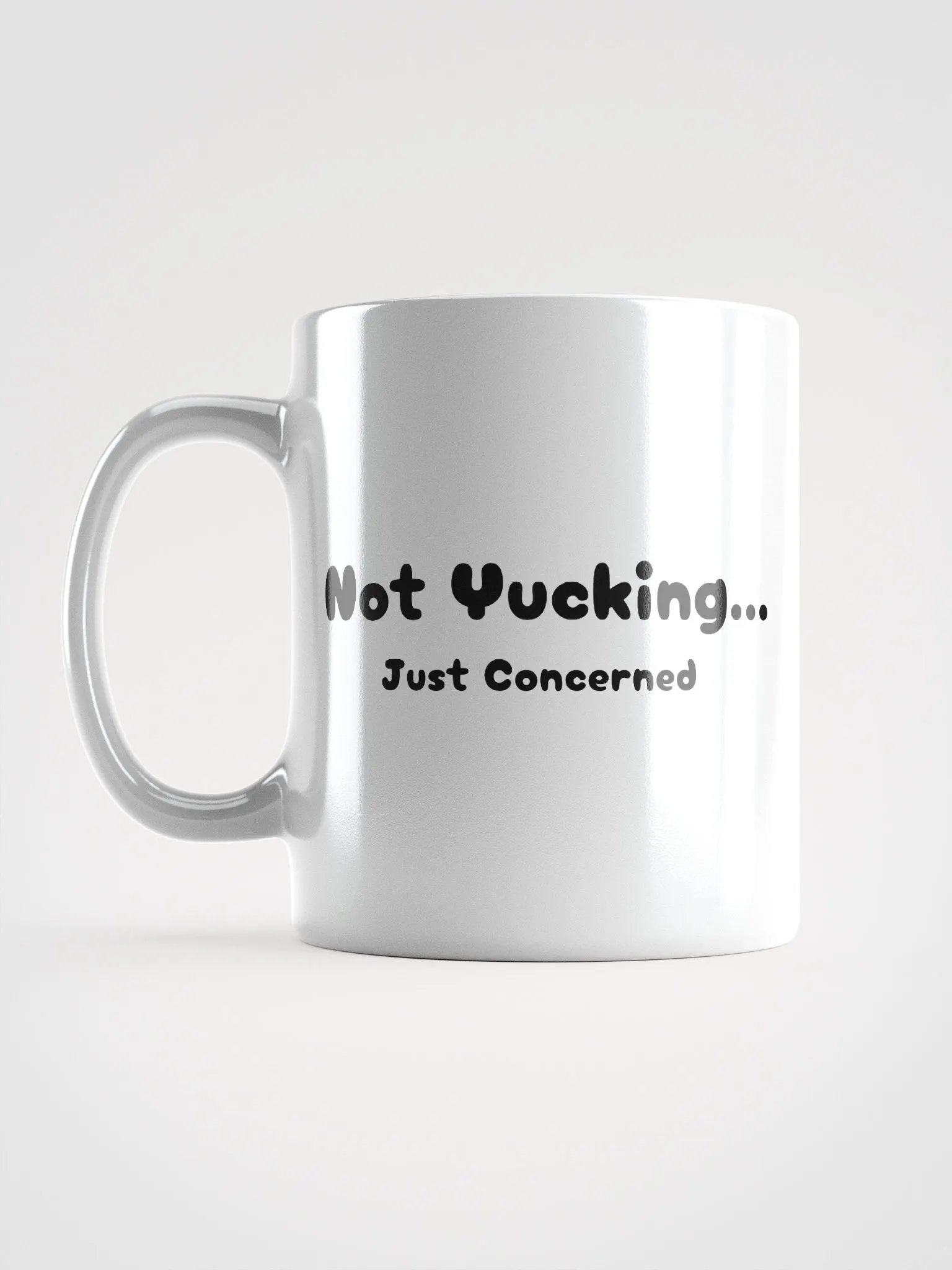 Just Concerned <3 mug- white product image (1)