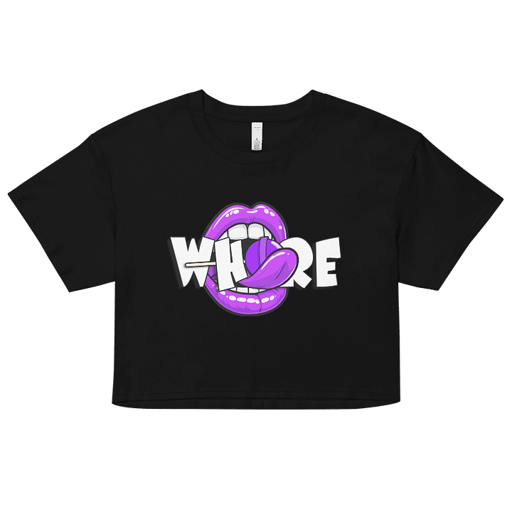 WHxRE PURPLE LIPS CROPTOP product image (1)
