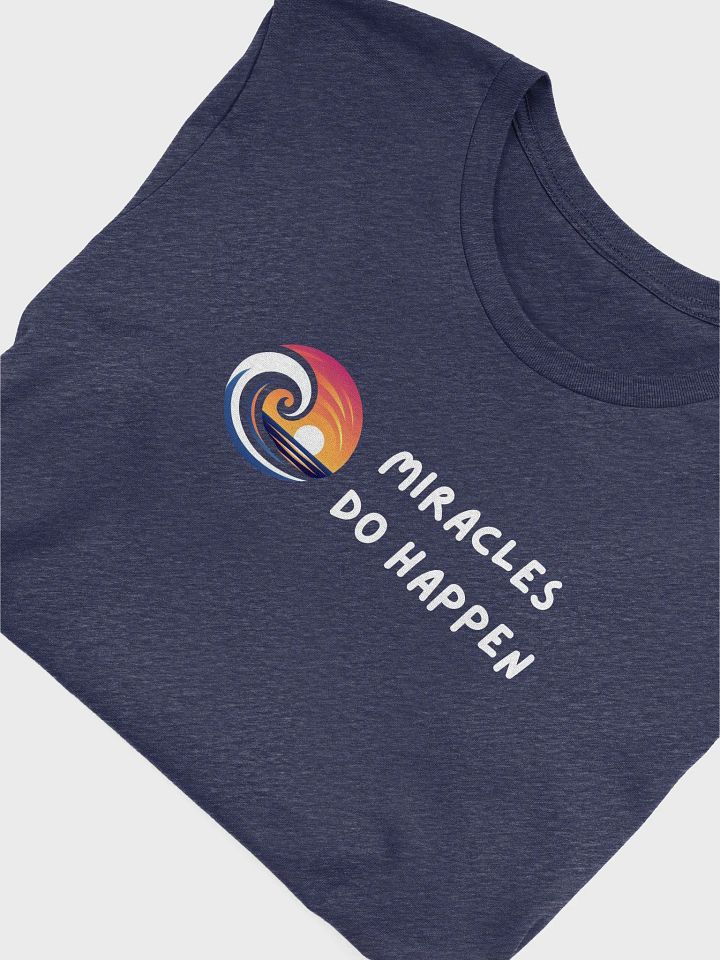 Sunset Wave Logo T-Shirt | miracles do happen product image (22)