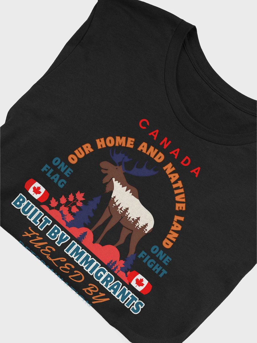 Canadian Pride Moose Forest T-shirt product image (13)