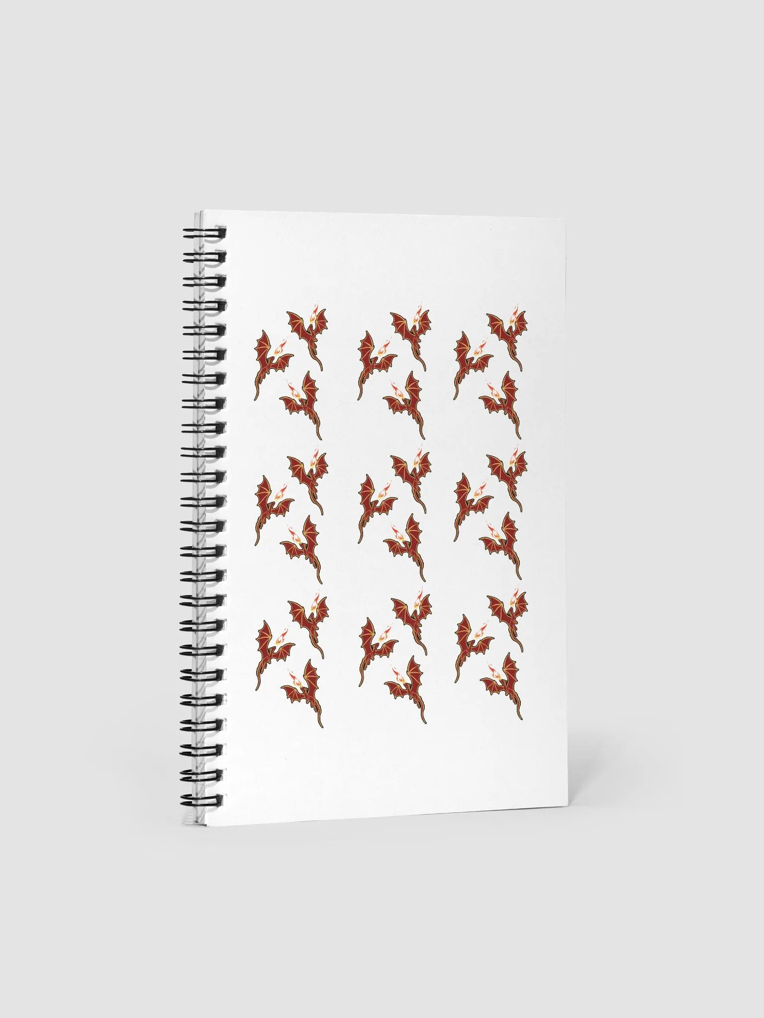 Dragon Flies - Artistic Graphical Pattern Design Spiral Notebook product image (1)