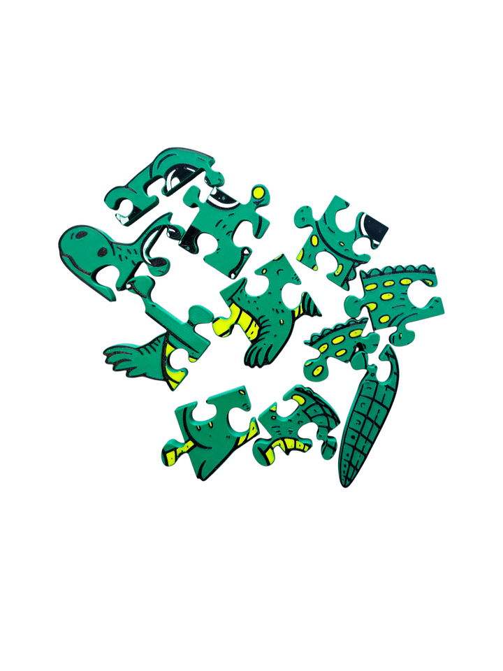Alligator 3D Printed Jigsaw Puzzle – A Thrilling Swamp Challenge! product image (2)