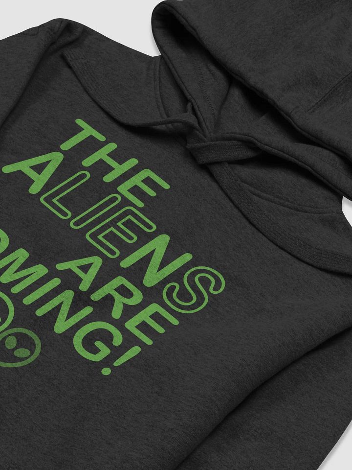 The Aliens Are Coming! - Green - Cotton Heritage Unisex Premium Hoodie product image (1)