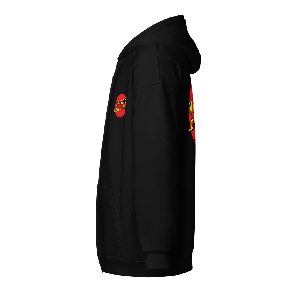 Vegas Low Limit Zip Hoodie: Bold & Comfortable product image (3)