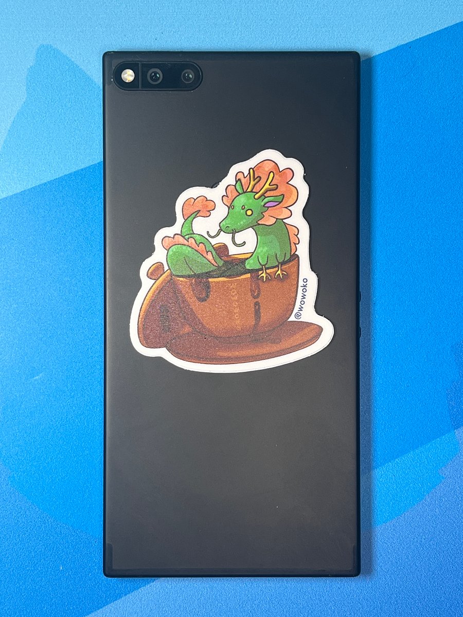 Zodiac Drink - Oolong Tea Dragon - Sticker product image (2)