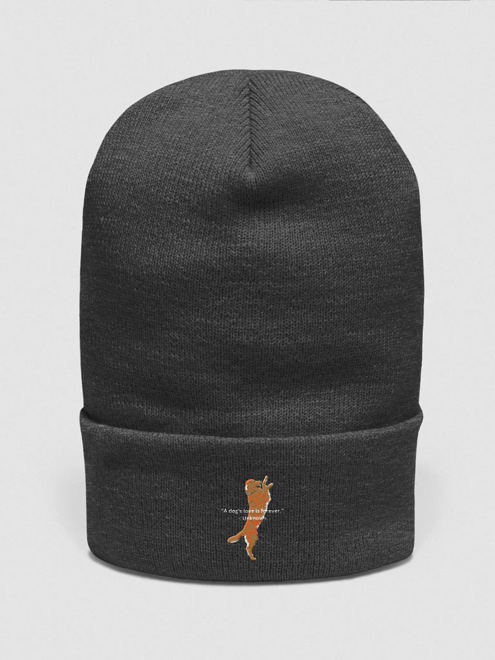 Golden Retriever Dark Grey Beanie product image (1)