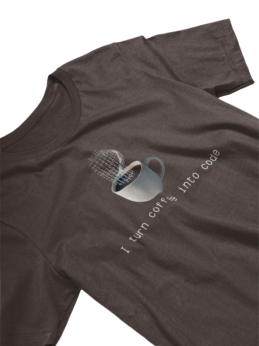 "I turn coffee into Code" T-Shirt product image (3)
